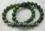 CGB2618 7.5 inches 10mm round diopside quartz beaded bracelets