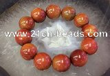 CGB3011 7.5 inches 20mm round agate bracelet wholesale