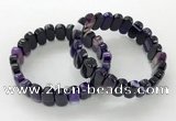 CGB3102 7.5 inches 8*15mm oval agate gemstone bracelets