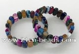 CGB3113 7.5 inches 8*15mm oval agate gemstone bracelets