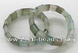 CGB3172 7.5 inches 12*15mm rectangle agate bracelets wholesale