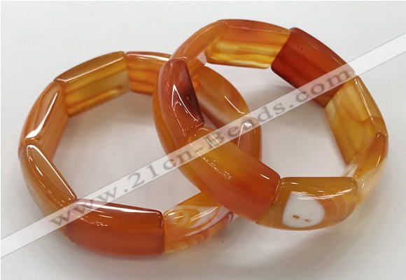 CGB3203 7.5 inches 18*29mm agate gemstone bracelets wholesale
