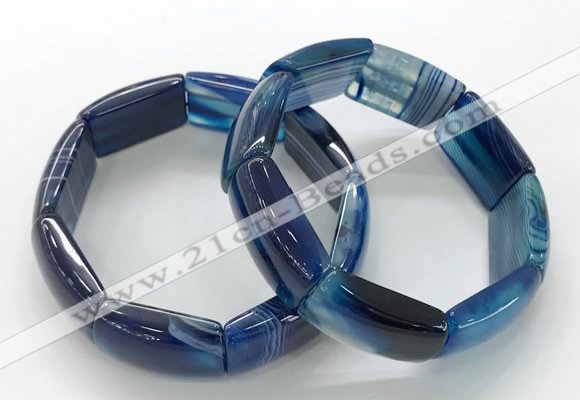 CGB3204 7.5 inches 18*29mm agate gemstone bracelets wholesale