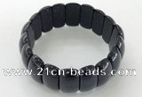 CGB3256 7.5 inches 12*25mm oval blue goldstone bracelets