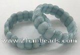 CGB3293 7.5 inches 10*20mm faceted oval imitation aquamarine bracelets