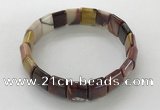 CGB3340 7.5 inches 10*15mm rectangle mookaite bracelets