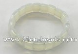 CGB3424 7.5 inches 12*15mm faceted rectangle opal bracelets