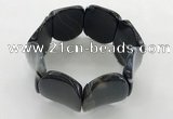 CGB3505 7.5 inches 30*40mm oval agate bracelets wholesale