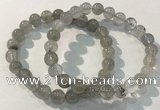 CGB4102 7.5 inches 8mm round rutilated quartz beaded bracelets