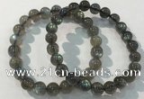 CGB4111 7.5 inches 8mm round labradorite beaded bracelets