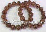 CGB4610 12mm - 13mm round golden rutilated quartz beaded bracelets