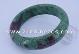 CGB470 Inner diameter 60mm fashion dyed ruby zoisite gemstone bangle