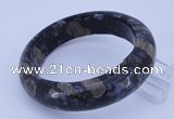 CGB477 Inner diameter 62mm fashion grey opal gemstone bangle