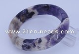 CGB479 Inner diameter 60mm fashion dogtooth amethyst bangle