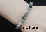 CGB5006 6mm, 8mm round seaweed quartz beads stretchy bracelets