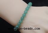 CGB5010 6mm, 8mm round green aventurine beads stretchy bracelets