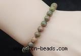 CGB5062 6mm, 8mm round unakite beads stretchy bracelets