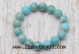 CGB5368 10mm, 12mm round sea sediment jasper beads stretchy bracelets