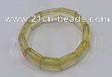 CGB670 7.5 inches 15*18mm lemon quartz bracelet wholesale