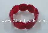 CGB700 8 inches 25*30mm agate gemstone bracelet wholesale