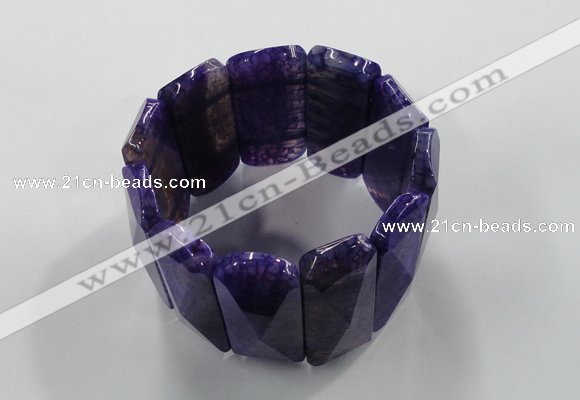 CGB710 8 inches 21*55mm agate gemstone bracelet wholesale