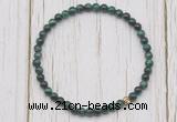 CGB7209 4mm tiny green tiger eye beaded meditation yoga bracelets