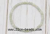 CGB7240 4mm tiny New jade beaded meditation yoga bracelets