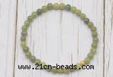 CGB7243 4mm tiny Canadian jade beaded meditation yoga bracelets