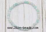 CGB7252 4mm tiny amazonite beaded meditation yoga bracelets