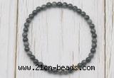 CGB7279 4mm tiny kambaba jasper beaded meditation yoga bracelets