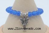 CGB7879 8mm candy jade bead with luckly charm bracelets whoesale