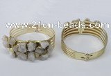 CGB821 30*68mm - 30*70mm druzy agate gemstone bangles wholeasale