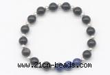 CGB8260 8mm golden obsidian & lapis lazuli beaded stretchy bracelets
