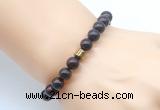 CGB8838 8mm, 10mm brecciated jasper & drum hematite power beads bracelets