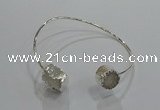 CGB888 12mm - 14*15mm freeform druzy agate gemstone bangles