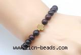 CGB8898 8mm, 10mm brecciated jasper & cross hematite power beads bracelets