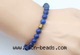 CGB9242 8mm, 10mm lapis lazuli & drum hematite power beads bracelets