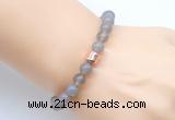CGB9261 8mm, 10mm grey agate & drum hematite power beads bracelets
