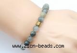 CGB9293 8mm, 10mm seaweed quartz & drum hematite power beads bracelets