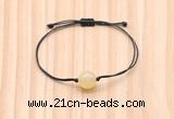 CGB9915 Fashion 12mm honey jade adjustable bracelet jewelry