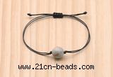 CGB9929 Fashion 12mm serpentine jasper adjustable bracelet jewelry