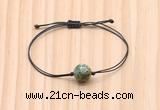 CGB9941 Fashion 12mm African turquoise adjustable bracelet jewelry