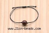 CGB9945 Fashion 12mm mahogany obsidian adjustable bracelet jewelry