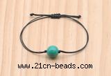 CGB9961 Fashion 12mm grass agate adjustable bracelet jewelry