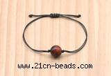 CGB9969 Fashion 12mm red tiger eye adjustable bracelet jewelry