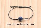 CGB9978 Fashion 12mm sodalite gemstone adjustable bracelet jewelry