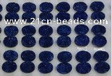 CGC173 12*16mm oval druzy quartz cabochons wholesale