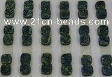 CGC218 10*10mm square druzy quartz cabochons wholesale