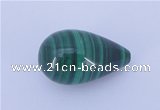 CGC45 13*22mm teardrop natural malachite gemstone cabochons