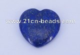 CGC49 25*25mm heart natural lapis lazuli gemstone cabochons